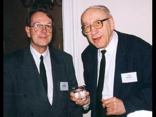 Dr. Fischer János és Prof. Dr. Gajáry Aladár 